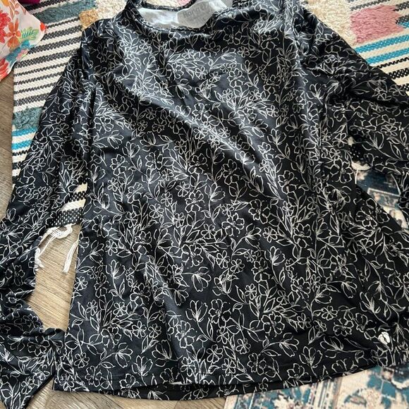 Hang Ten Ladies' Sun Tee UPF 50+ protection Black L - Picture 6 of 10